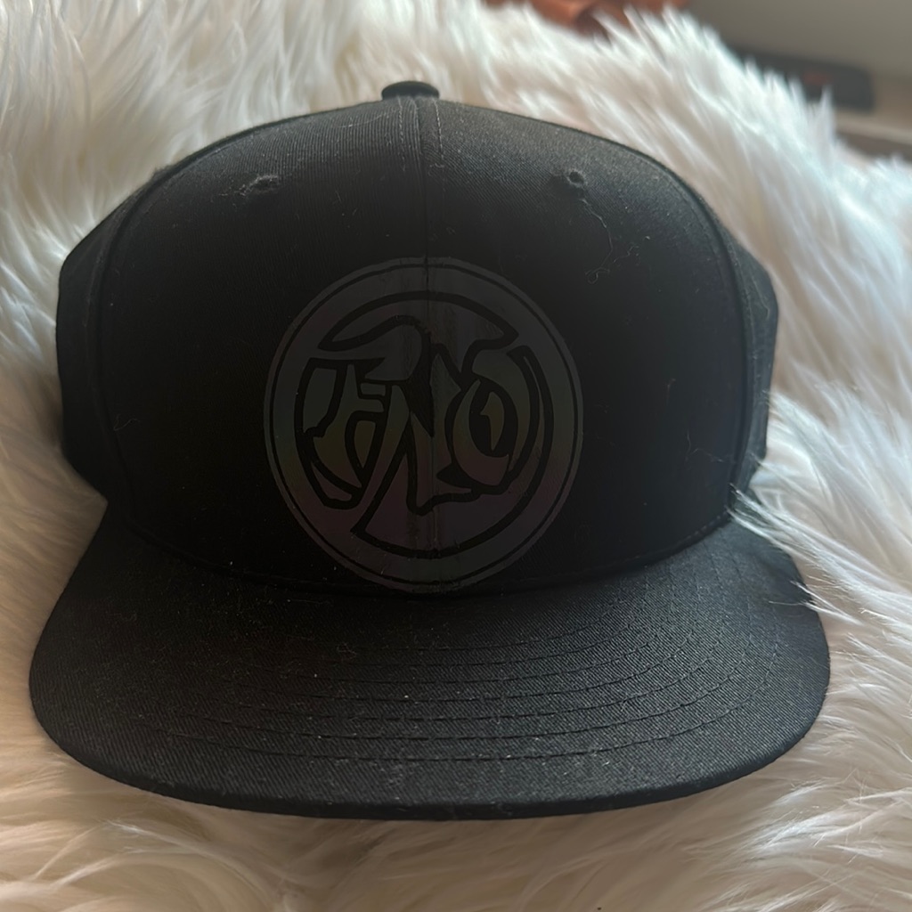 Fn Black Snapback Hat Cap